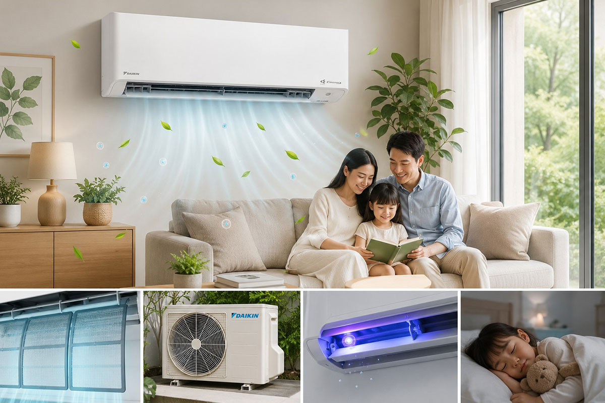 Điều hòa Daikin 18000btu FTKY50ZVMV, lựa chọn bảo vệ sức khỏe toàn diện cho gia đình
