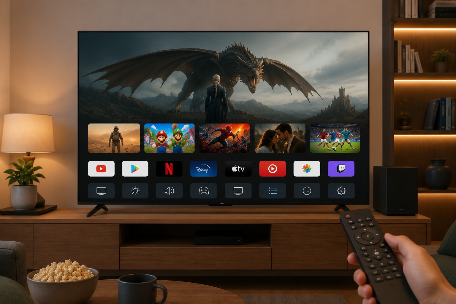 Hệ điều hành Google TV trên tivi Sony 50 inch K-50S25VM2 có gì hấp dẫn?