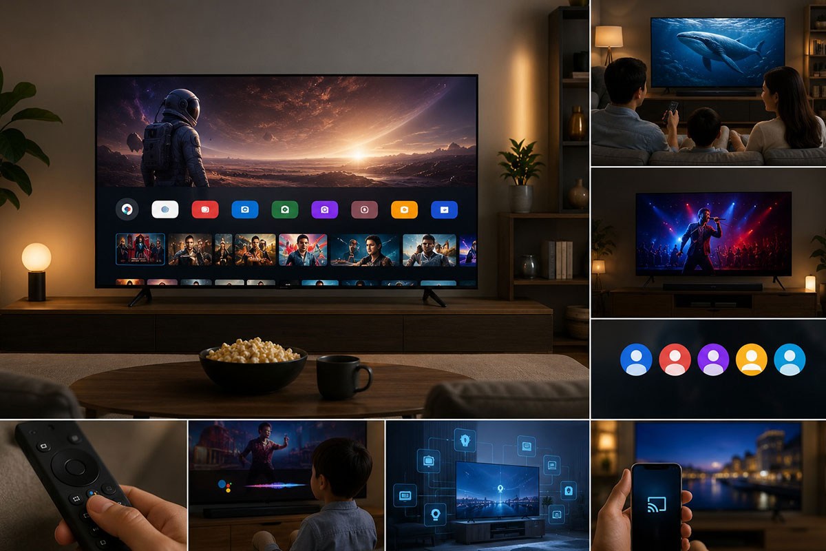 Hệ điều hành Google TV trên tivi Sony 50 inch K-50S25VM2 có gì hấp dẫn?