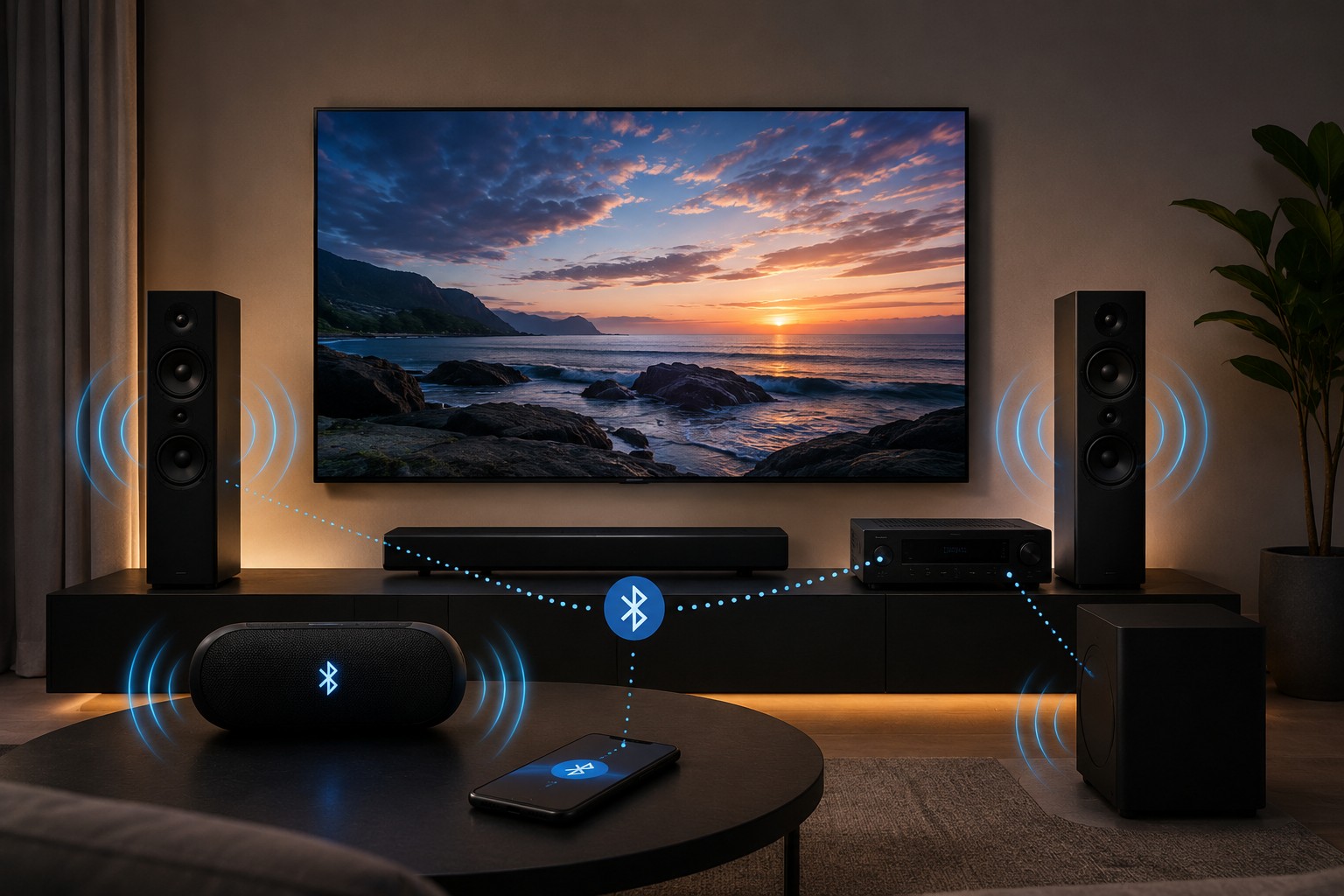 Hướng dẫn cách kết nối loa Bluetooth và dàn âm thanh đối với Google Tivi Sony