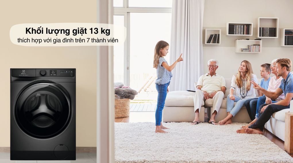 Những ưu điểm bất ngờ trên máy giặt Electrolux cửa ngang 13kg EWF1342R9SC