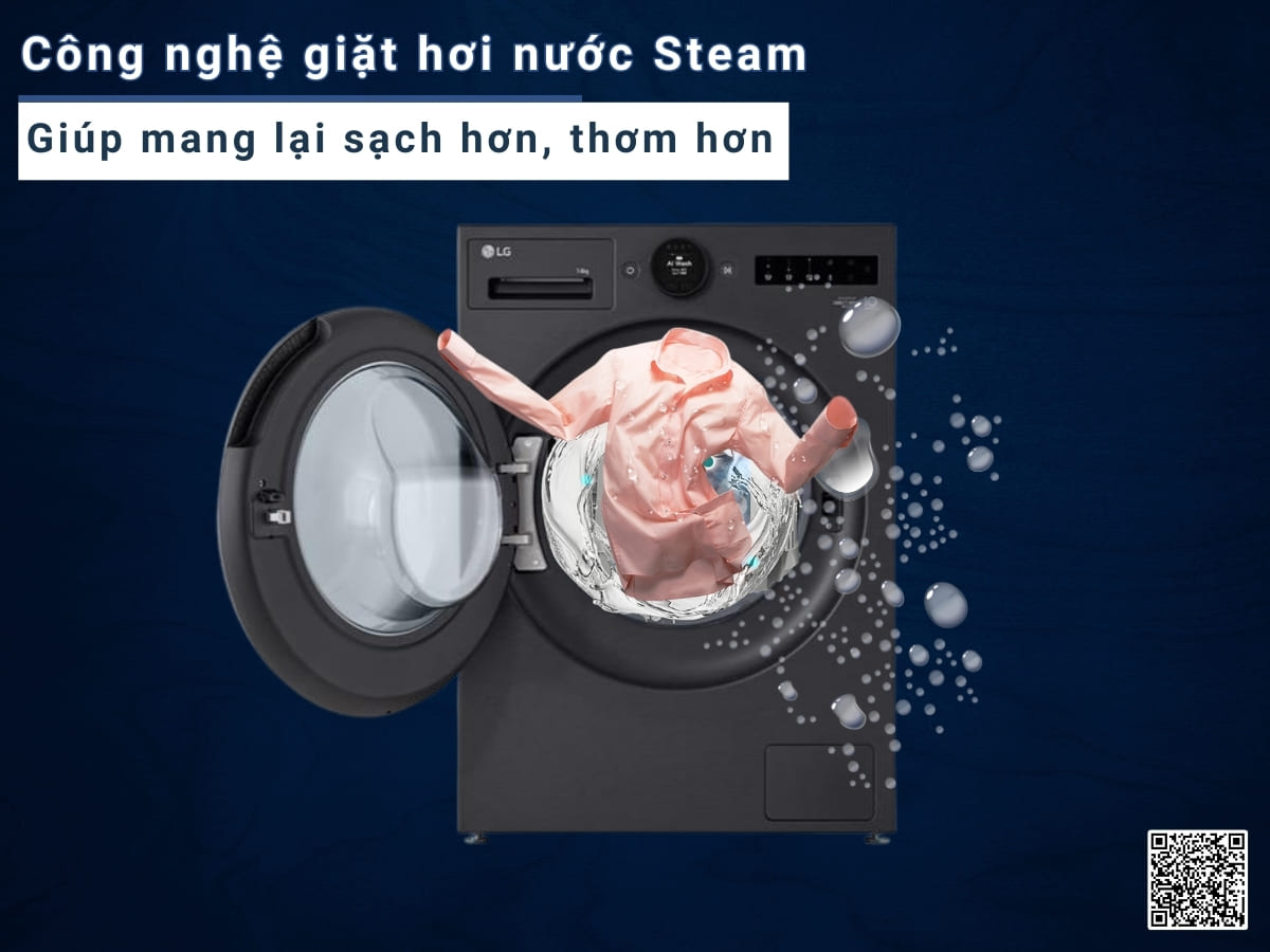 Máy giặt LG 14kg FX1414S3KA chinh phục khách hàng với loạt trang bị ấn tượng