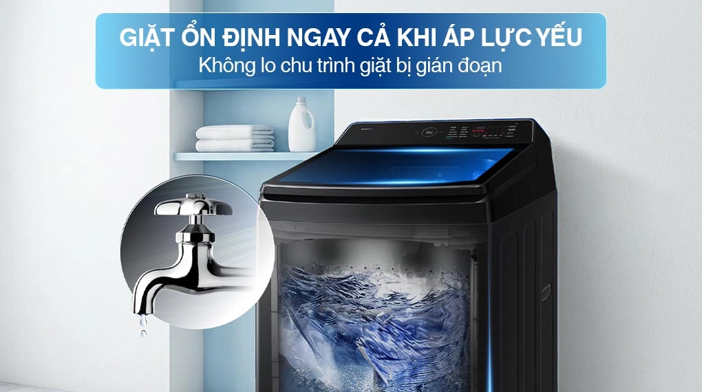 Đánh giá máy giặt Samsung cửa trên WA40F12E4LSV có đáng để xuống tiền