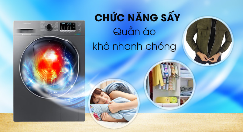 Máy giặt sấy Samsung giá rẻ WD10HG4U04BBSV mới ra mắt có gì đặc biệt? 