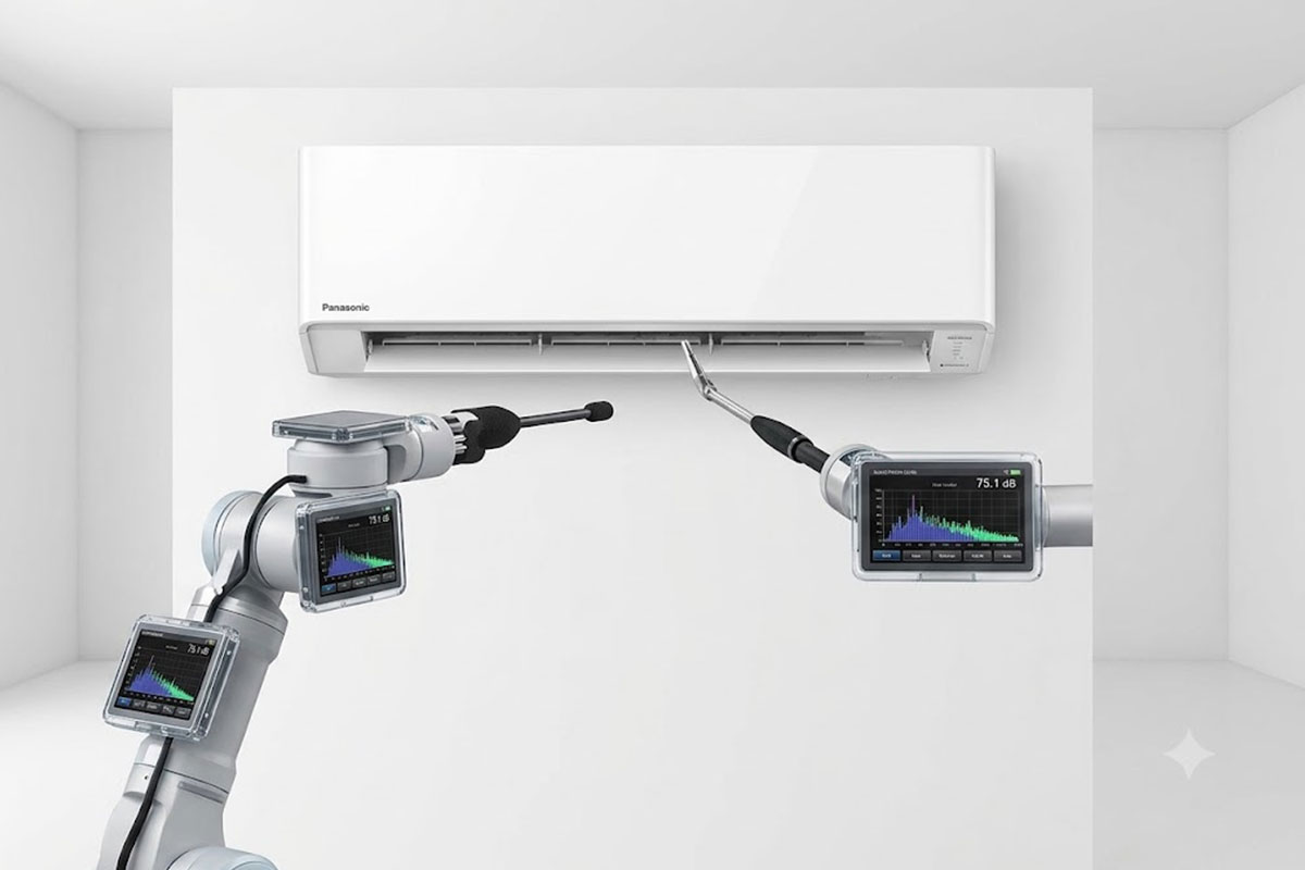 Điều hòa Panasonic CS-RU24CKH-8D có tiếng ồn lớn không, xem ngay đo đạc thực tế