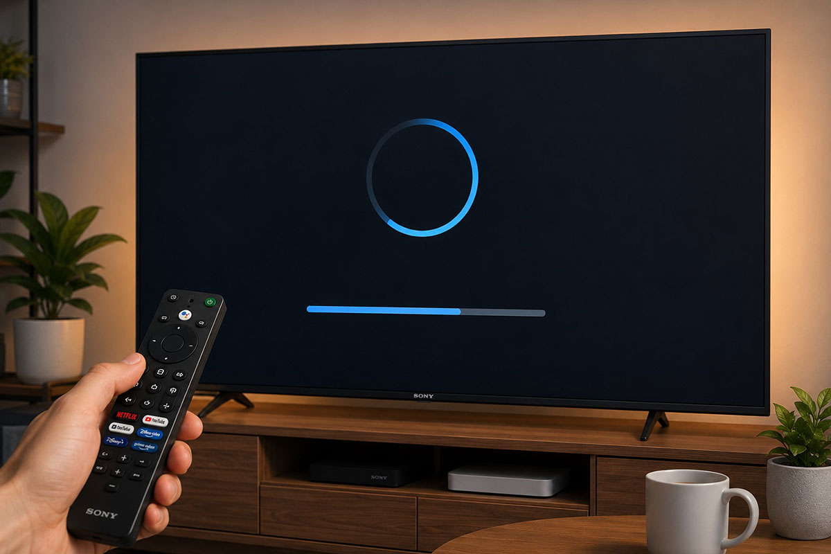 Cách cập nhật phần mềm Firmware mới nhất cho tivi Sony chạy Google TV
