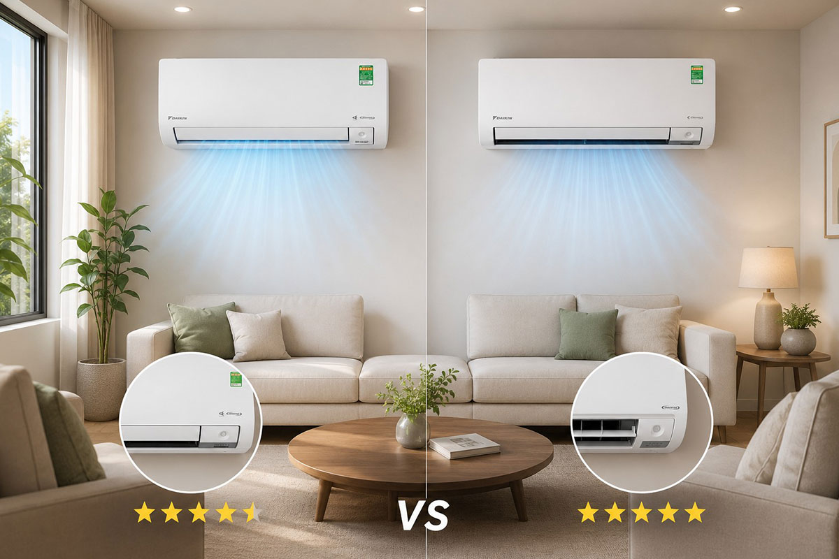 So sánh điều hòa Daikin FTKM35AVMV và FTKY35ZVMV, nên mua điều hòa cao cấp nào?