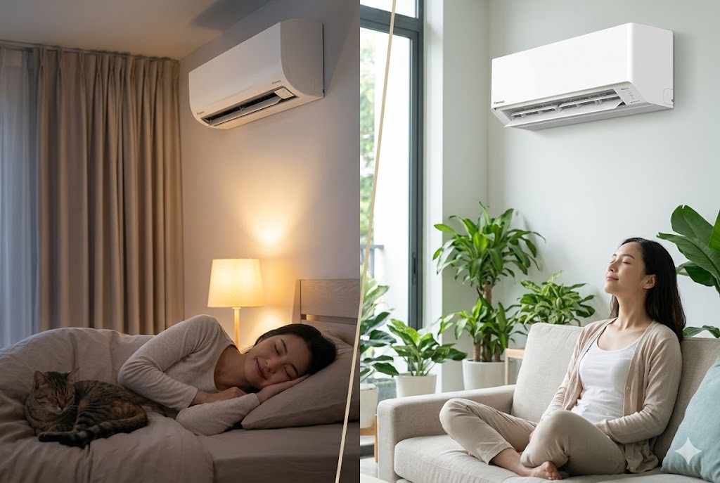 So sánh điều hòa Daikin FTKB35ZVMV và Panasonic CS-RU12CKH-8D, máy nào dễ chịu hơn?
