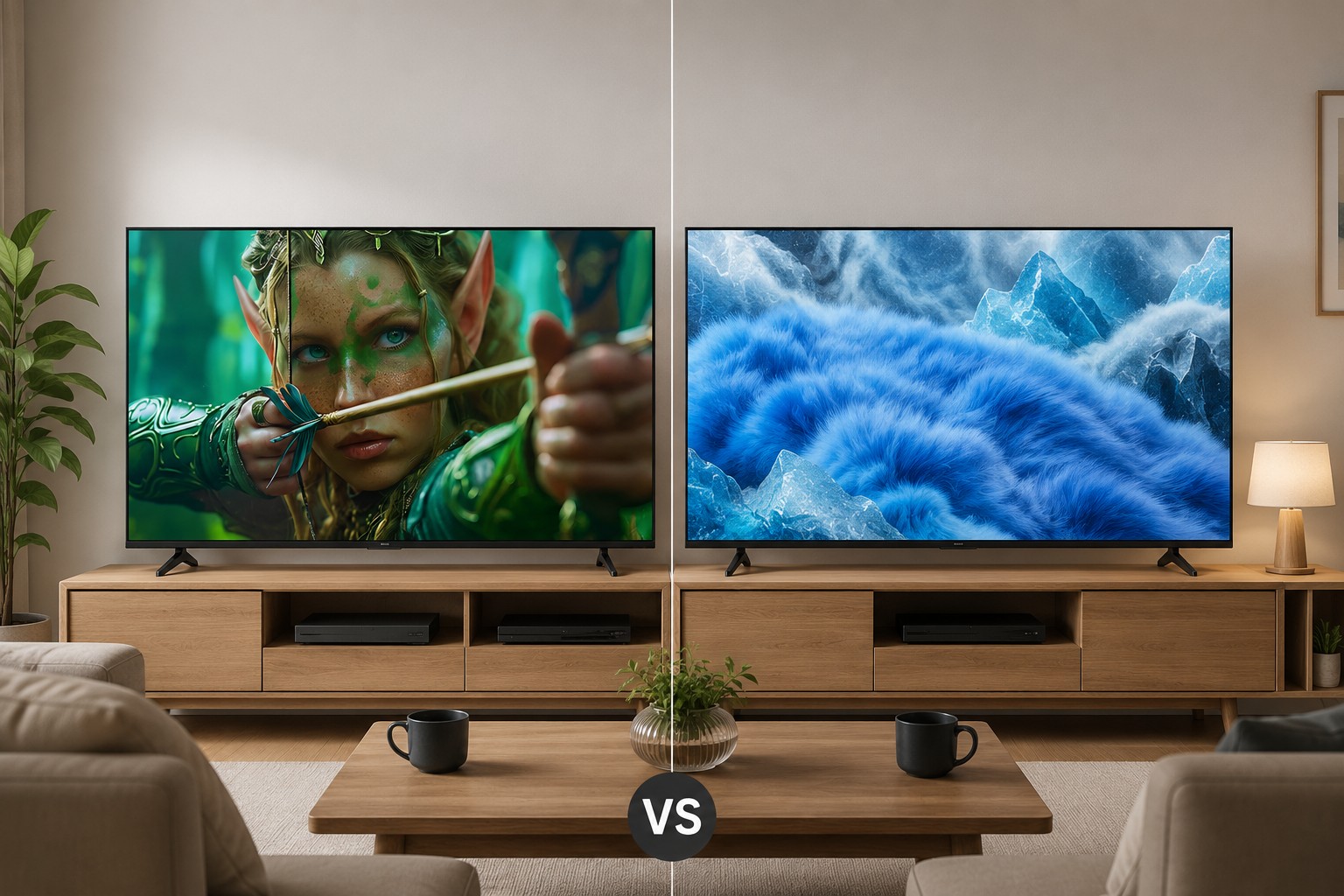 Cùng phân khúc tivi tầm trung, nên mua tivi Sony K-65S20M2 hay Samsung QA65Q8FA?
