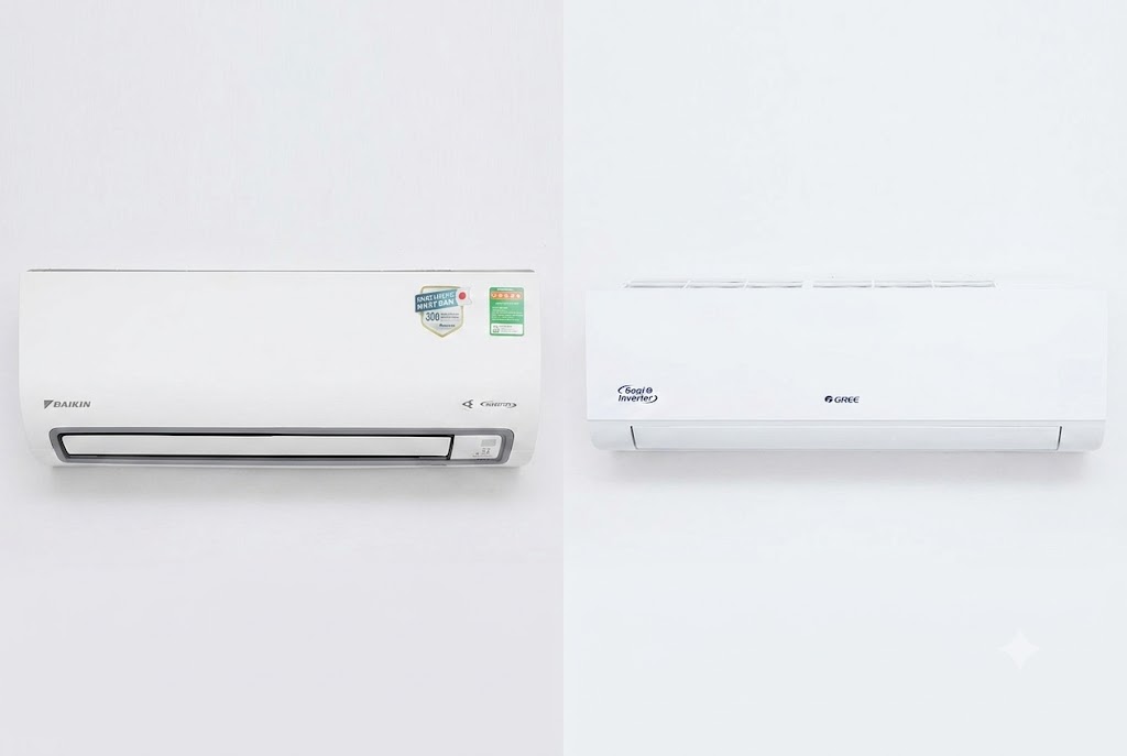 So sánh điều hòa Daikin FTKF50ZVMV và Gree BD18CI, nên đầu tư loại nào?