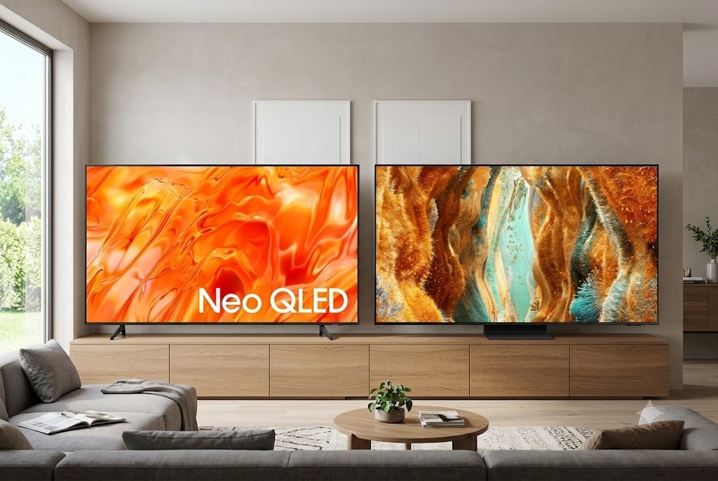 So sánh tivi Samsung QA75QN70H 2026 và Samsung QA75QN70F 2025 có gì khác biệt?