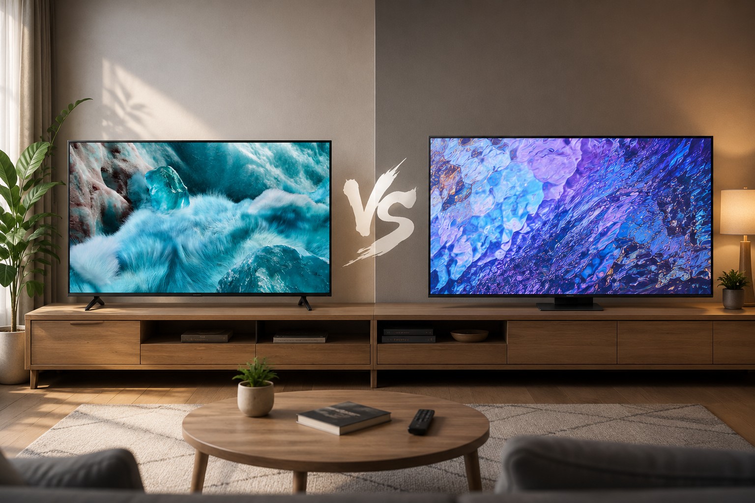 Phân khúc dưới 15 triệu, nên mua tivi Sony K-55S20M2 hay Samsung QA55Q7F5?