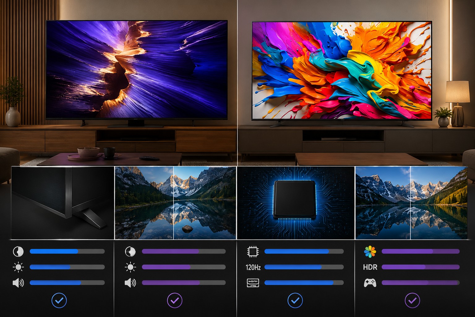 So sánh chi tiết Sony K-75S20M2 và LG 75QNED70ASA, mua tivi 75 inch nào tốt nhất?