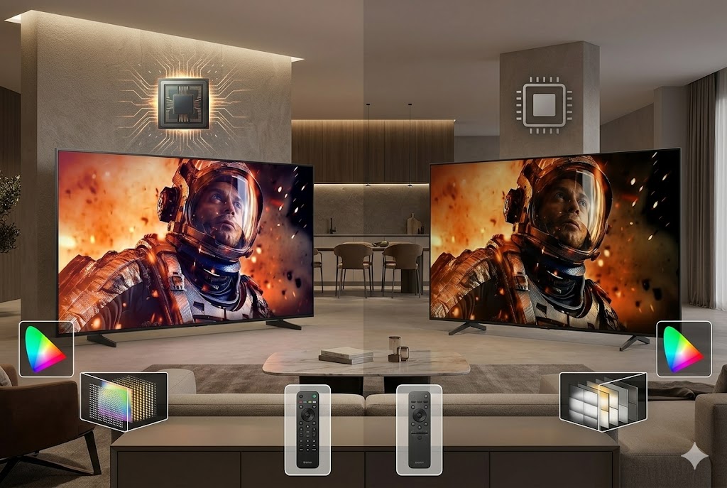 So sánh tivi Sony 98 inch K-98XR50 và thế hệ cũ XR-98X90L có gì nâng cấp đáng tiền?
