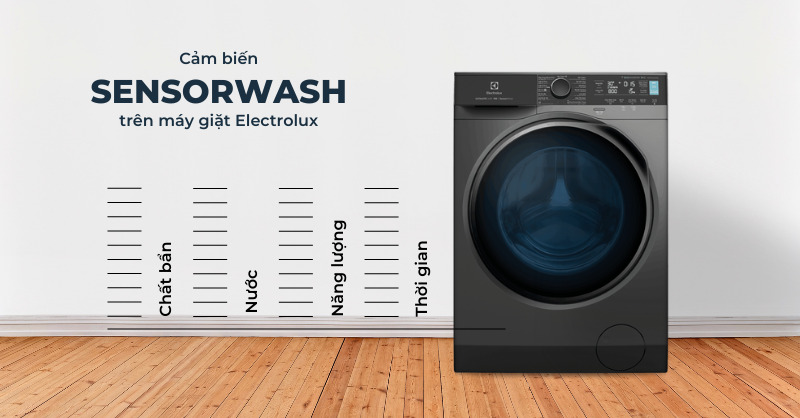Bảo vệ quần áo, tiết kiệm điện nước với máy giặt Electrolux 13kg EWF1342R9SC