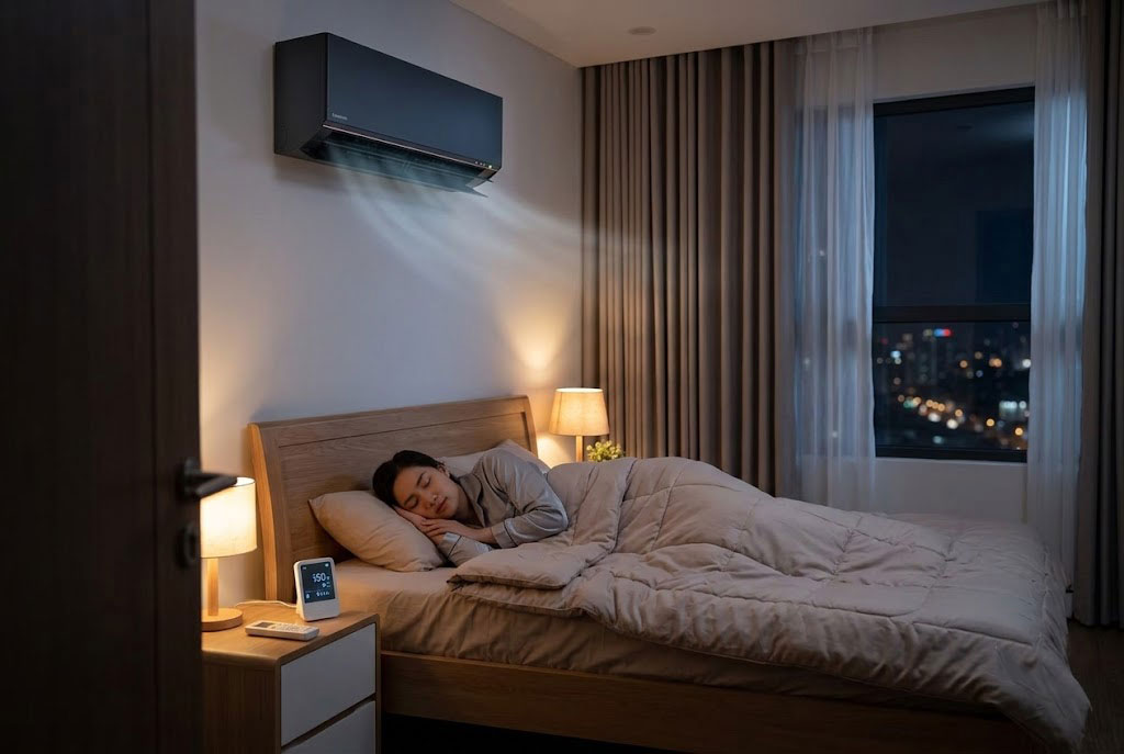 Trải nghiệm bật điều hòa Panasonic CS-AU9BKH-8 cả đêm: Tiền điện hết bao nhiêu?