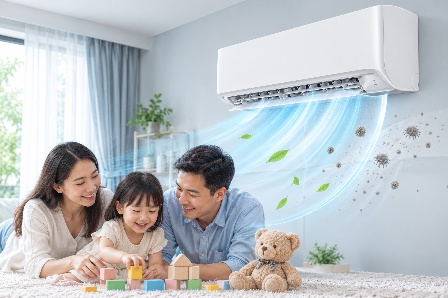 Nhà có trẻ nhỏ đừng bỏ qua điều hòa Panasonic CS-N9AKH-8 với lá chắn lọc bụi mịn cực đỉnh