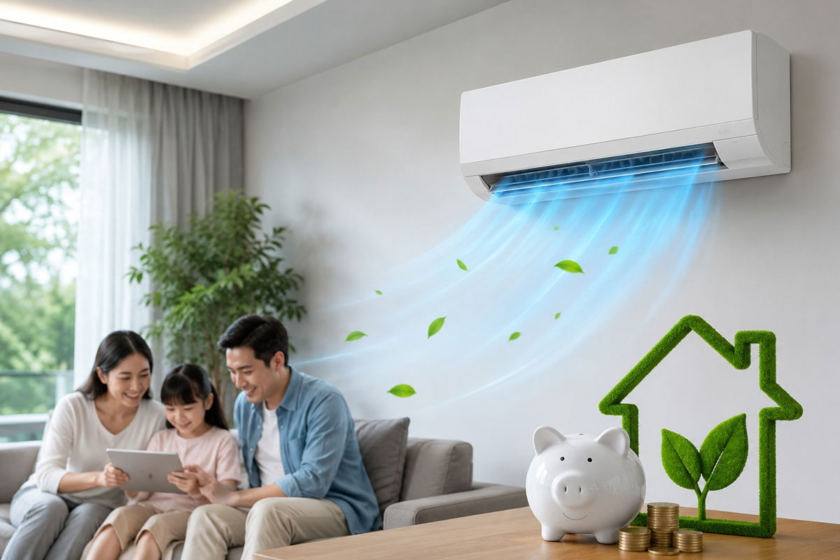 Bí kíp tiết kiệm 60% tiền điện với điều hòa Panasonic inverter CS-U9BKH-8