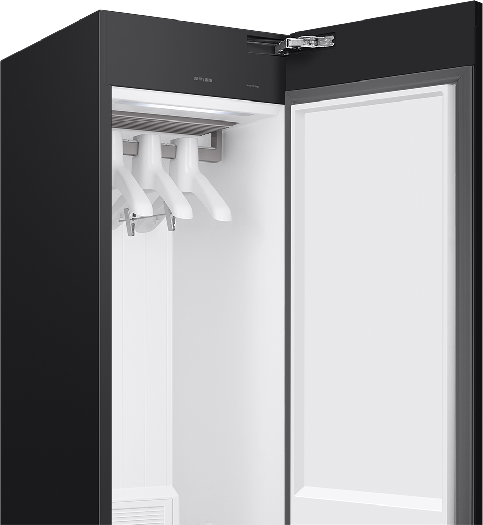 Trải nghiệm hoàn hảo như tại spa với tủ chăm sóc quần áo Samsung 3 móc DF18CB8600ERSV