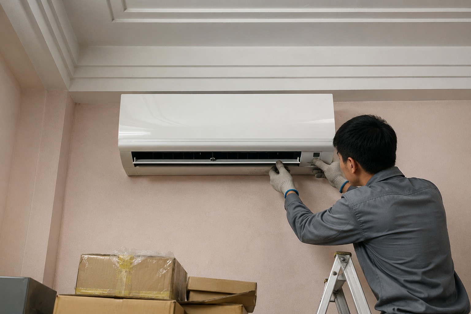 Nhận xét điều hòa Daikin 1 chiều 12000btu FTF35XAV1V qua góc nhìn của thợ lắp đặt
