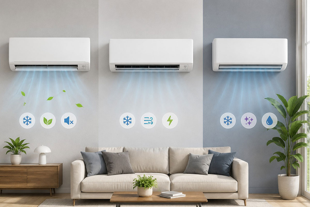 So sánh điều hòa Daikin FTHB25ZVMV và các dòng máy 9000btu cùng phân khúc