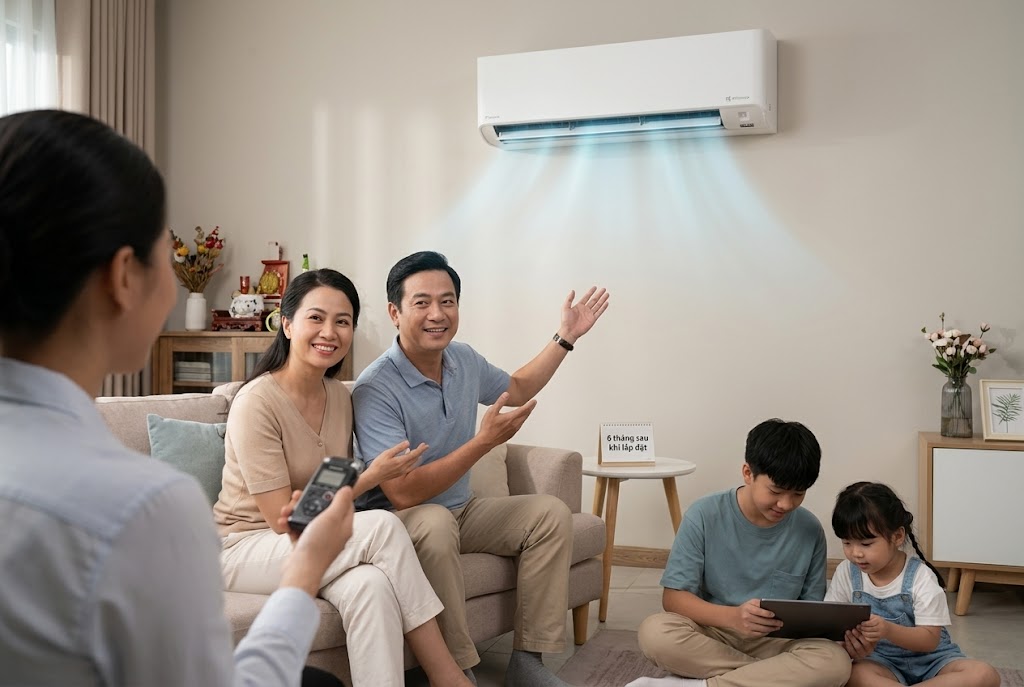 Khách hàng nói gì sau 6 tháng sử dụng điều hòa Daikin 24000btu FTKY71ZVMV?