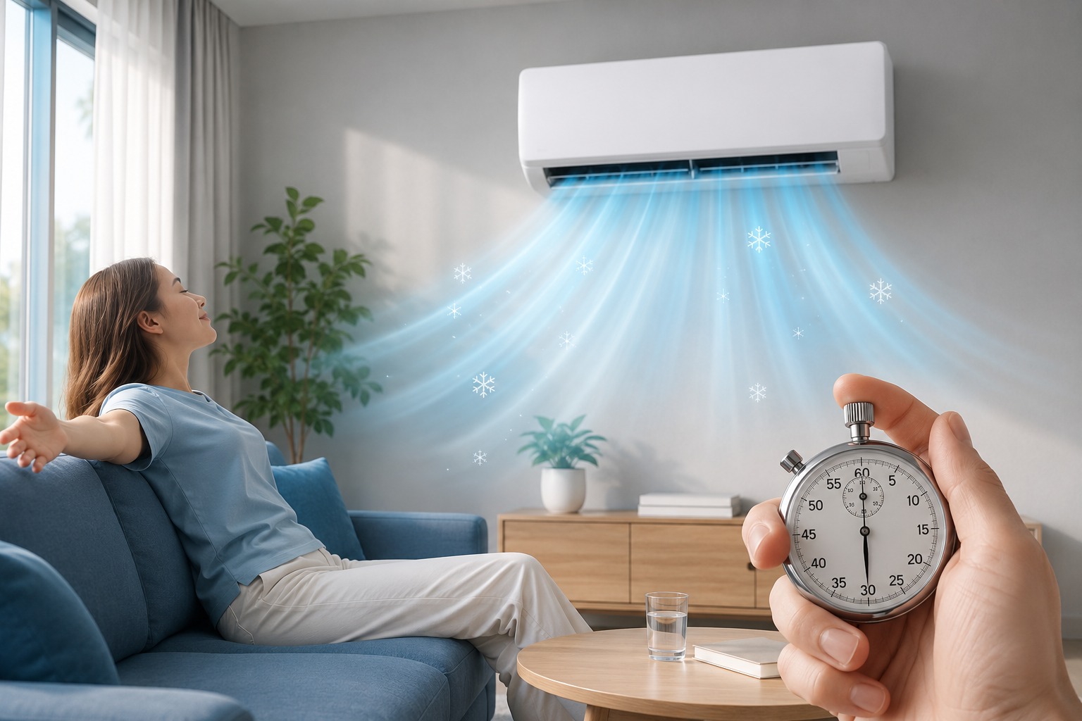 Chế độ Turbo trên điều hòa Casper GC-09IB36 30 giây có thực sự mát như quảng cáo?