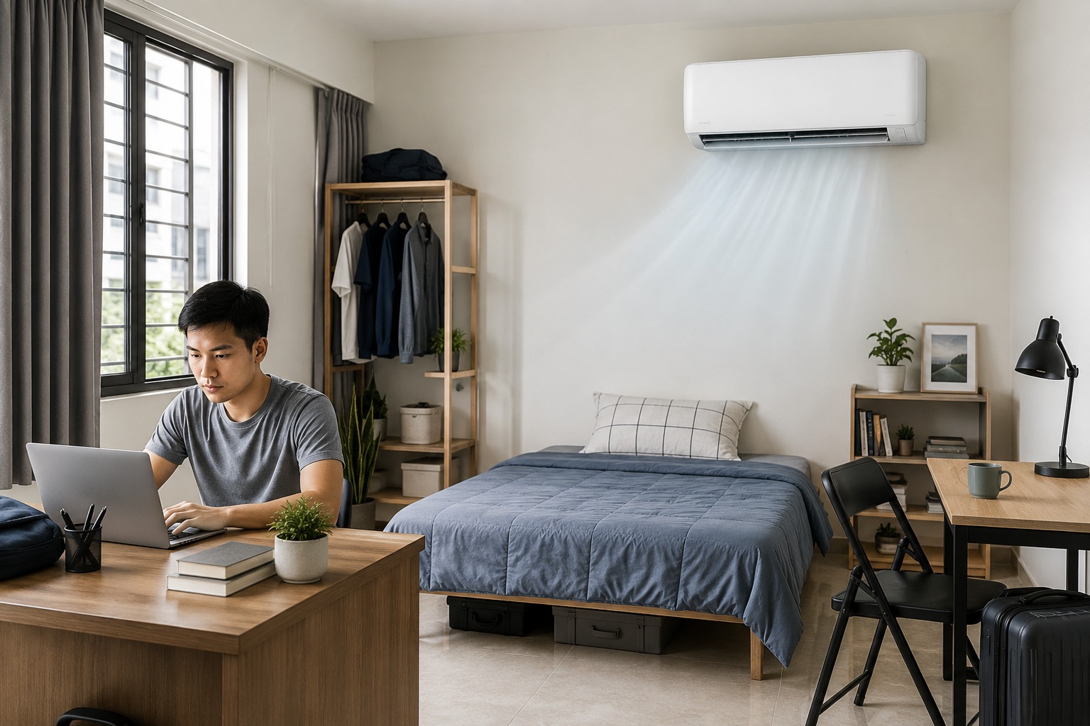 Sinh viên ở trọ, người đi thuê nhà: Vì sao điều hòa Casper JC-12IU36 là lựa chọn kinh tế nhất?