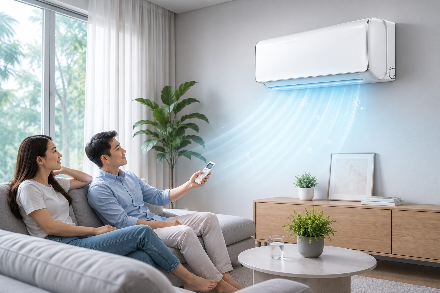 Trải nghiệm hiệu quả làm lạnh nhanh của điều hòa Casper JC-12IU36, mất bao lâu để làm mát?