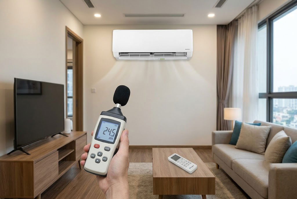 Điều hòa Casper 18000btu JC-18IU36 chạy có ồn không? Kiểm chứng thực tế tiếng động