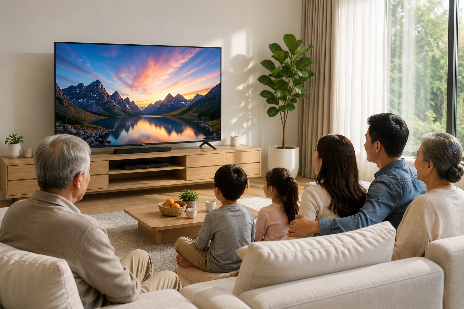 Nhà có người già, trẻ nhỏ hãy chọn tivi Sony 55 inch 4K K-55S20M2 vì lý do này
