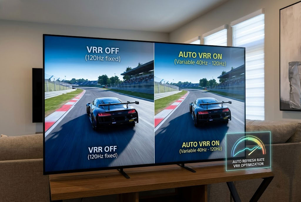 Đánh giá tính năng tối ưu hóa tần số quét VRR tự động trên tivi Sony 65 inch K-65XR50 là gì?
