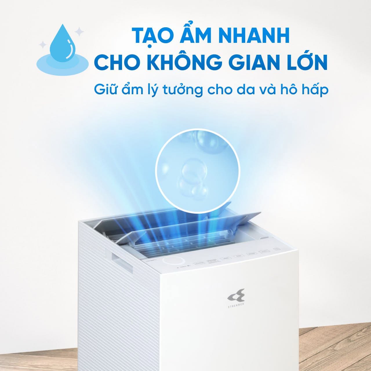 Máy lọc không khí Daikin có tạo ẩm MCK555AVMVW - Mua 1 mà được đến 2 chức năng