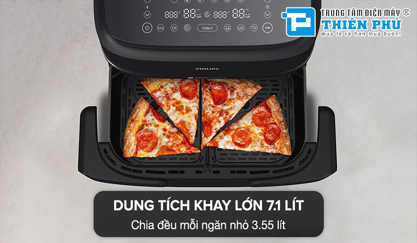 Nồi Chiên Không Dầu Philips NA150/00 7.1 Lít