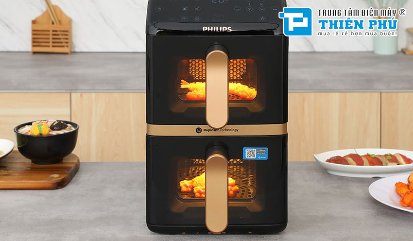 Nồi Chiên Không Dầu Philips NA462/70 10 Lít  
