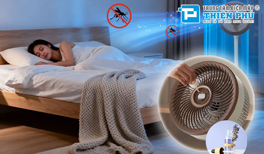 Quạt Đứng Tuần Hoàn Sharp PJ-CD227V-W