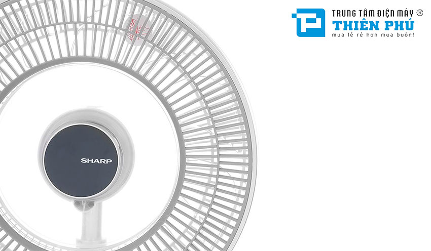 Quạt Đứng Tuần Hoàn Sharp PJ-CD404V-W