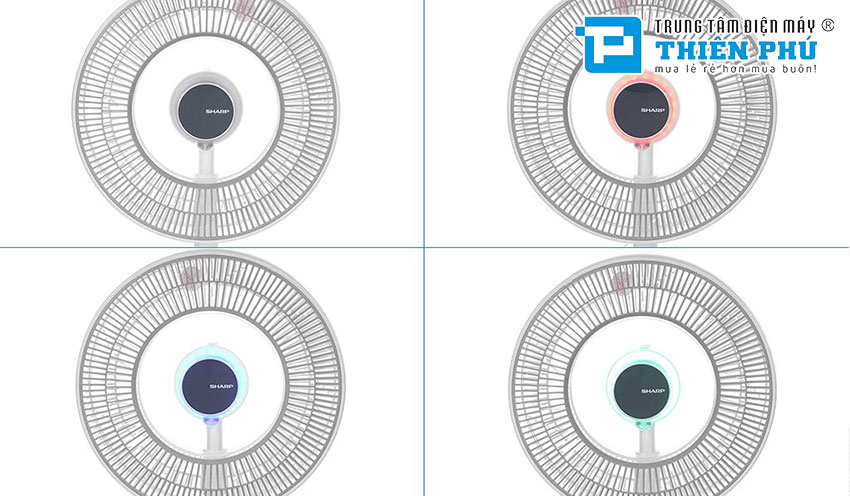 Quạt Đứng Tuần Hoàn Sharp PJ-CD404V-W