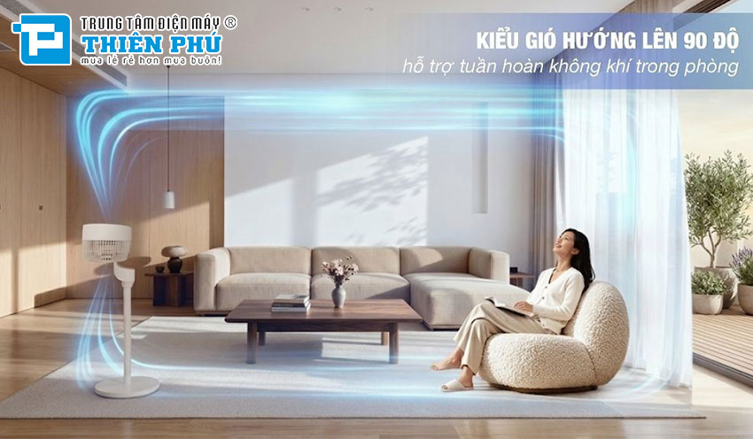 Quạt Đứng Tuần Hoàn Sharp PJ-CD603V-C