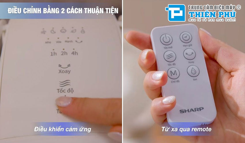 Quạt Đứng Tuần Hoàn Sharp PJ-CD603V-C
