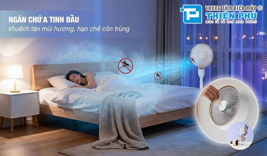 Quạt Đứng Tuần Hoàn Sharp PJ-CD603V-C