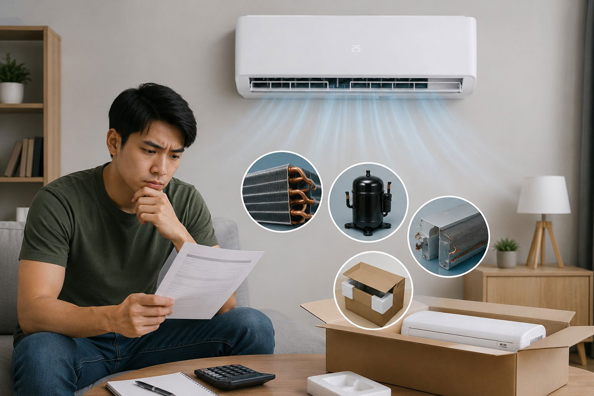 Đằng sau mức giá siêu rẻ của điều hòa Casper 12000btu 1 chiều SC-12FB36A là gì?