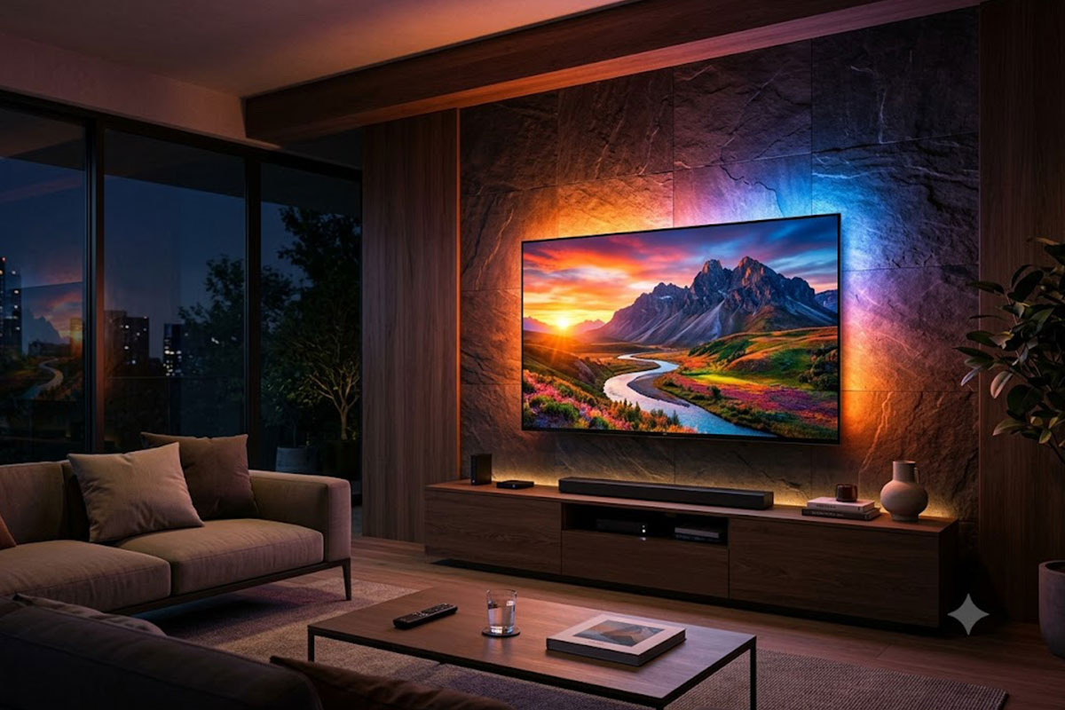 Khám phá công nghệ đèn nền True RGB trên Google Tivi Sony Bravia 7 II ra mắt 2026