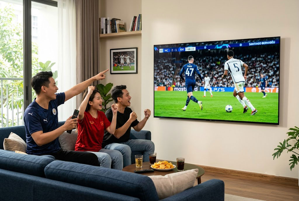 Mẹo chỉnh chế độ hình ảnh Google Tivi Sony nét căng, xem bóng đá cực đã