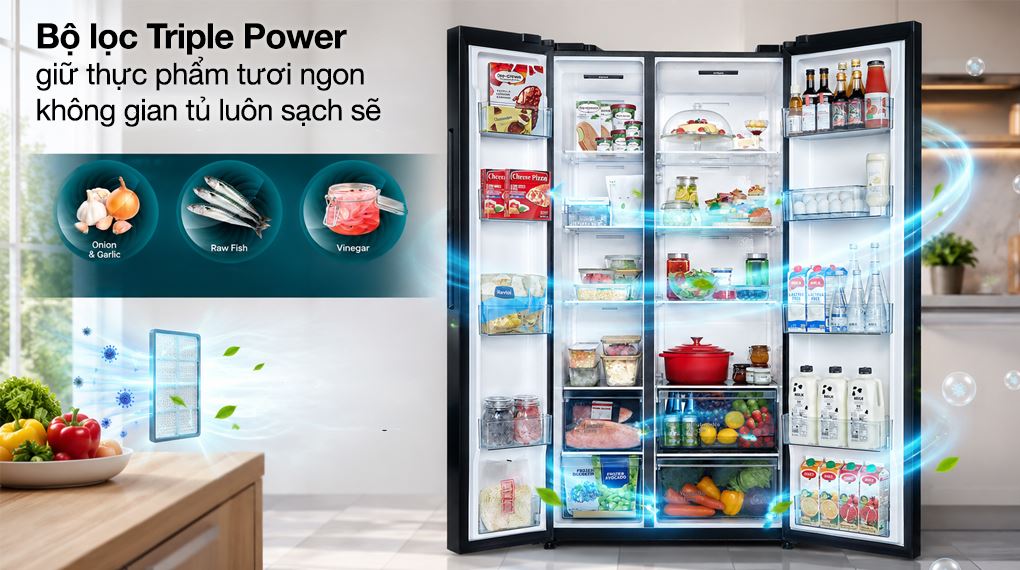 4 lý do khiến tủ lạnh Hitachi HRSN9713ESMGWVN inverter thu hút người dùng
