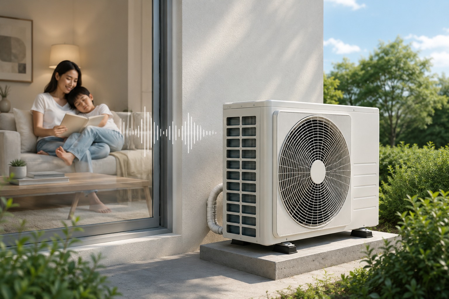 Đánh giá cục nóng của điều hòa Casper GC-09IB36 chạy có êm không, có bị ồn không?