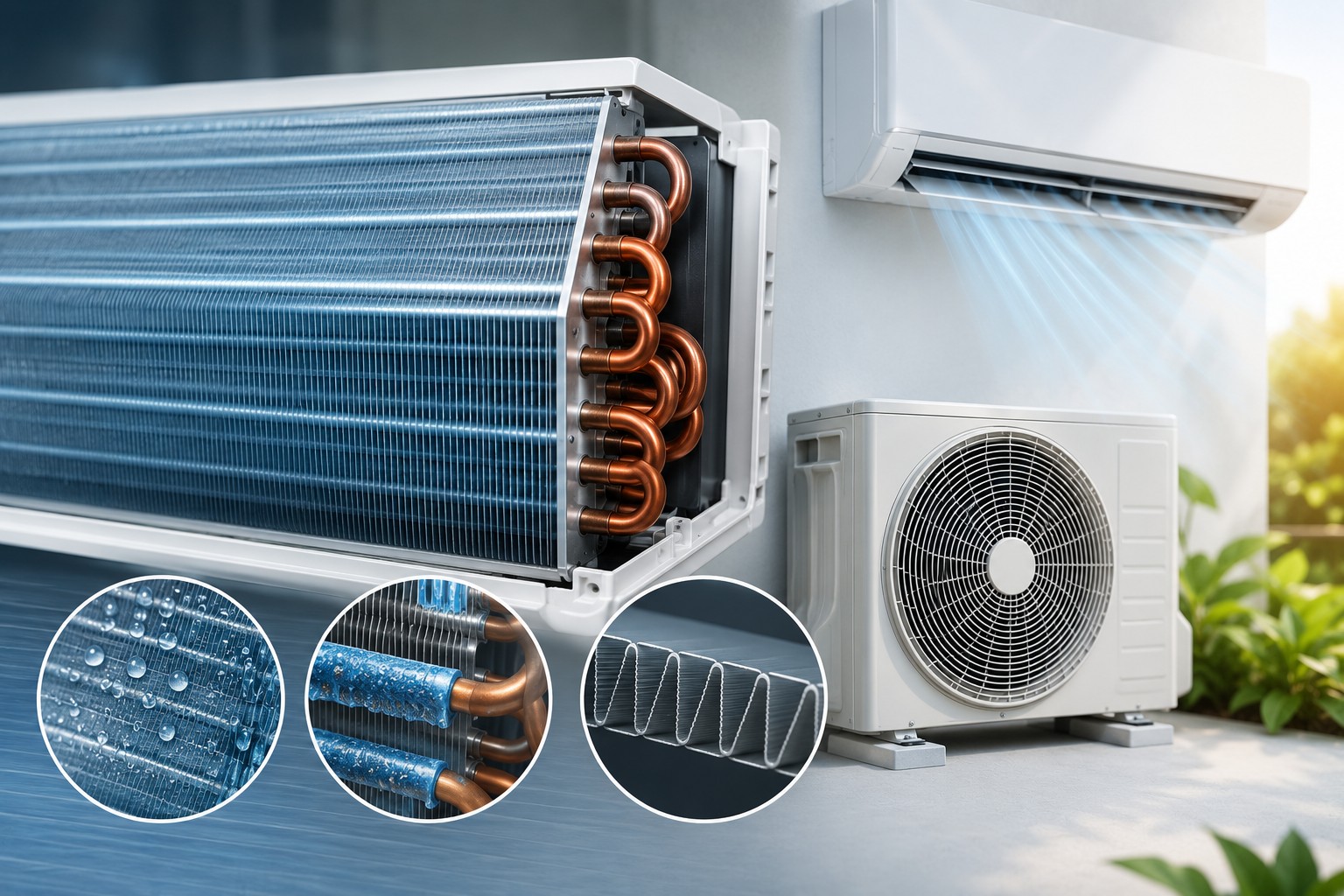Đánh giá độ bền linh kiện và khả năng chống ăn mòn của dàn tản nhiệt điều hòa Daikin FTHB35ZVMV