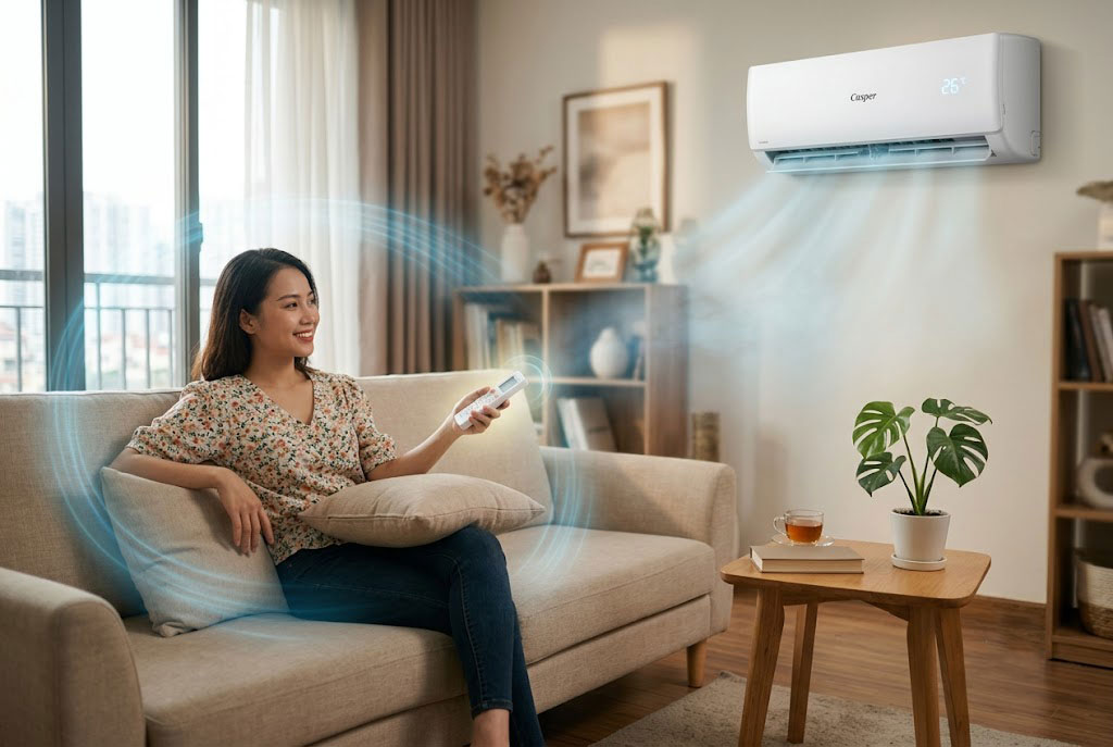 Khám phá tính năng iFeel trên điều hòa Casper hoạt động thông minh như thế nào?