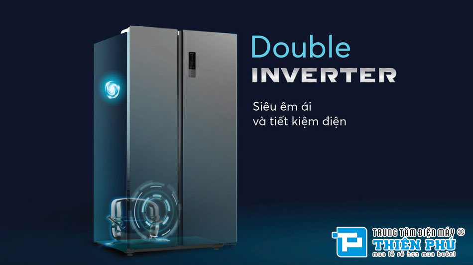 Tủ Lạnh Funiki Inverter 430 Lít Side By Side HR SS8430SDG