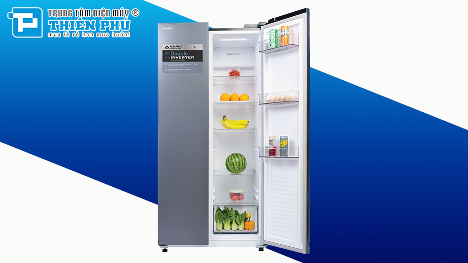Tủ Lạnh Funiki Inverter 430 Lít Side By Side HR SS8430SDG